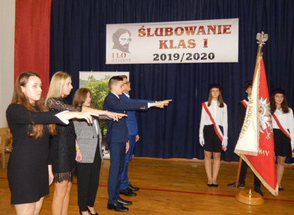 Ślubowanie uczniów klas I