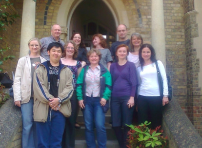 Uczestnicy szkolenia i nasi nauczyciele przed  The Oxford English Centre
